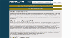 Desktop Screenshot of personalvpn.org