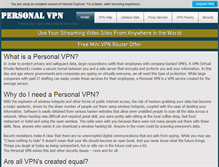 Tablet Screenshot of personalvpn.org