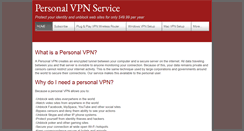 Desktop Screenshot of personalvpn.biz