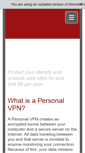 Mobile Screenshot of personalvpn.biz